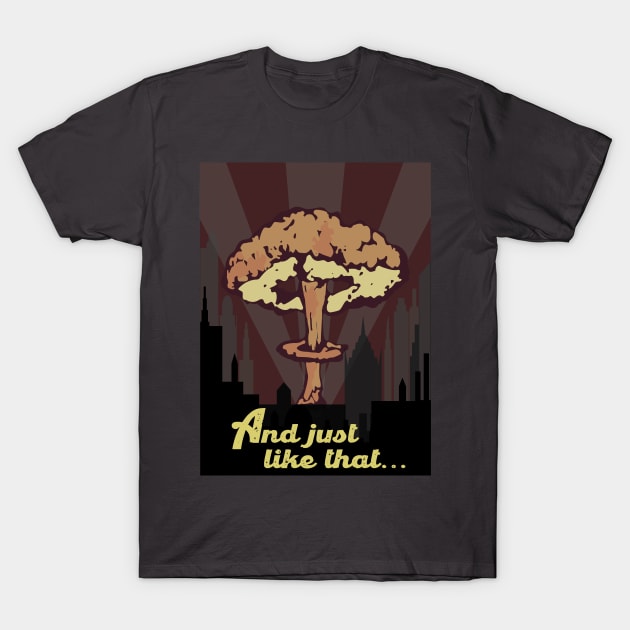 Nuclear Explosion T-Shirt by podpol